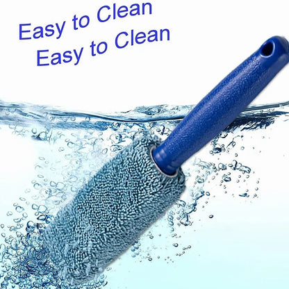 2Piece Car Wash Brush Microfiber Tire Scrubber Wheel Brush Trunk Dust Remover Detailing Clean Tool Car Cleaning Tools