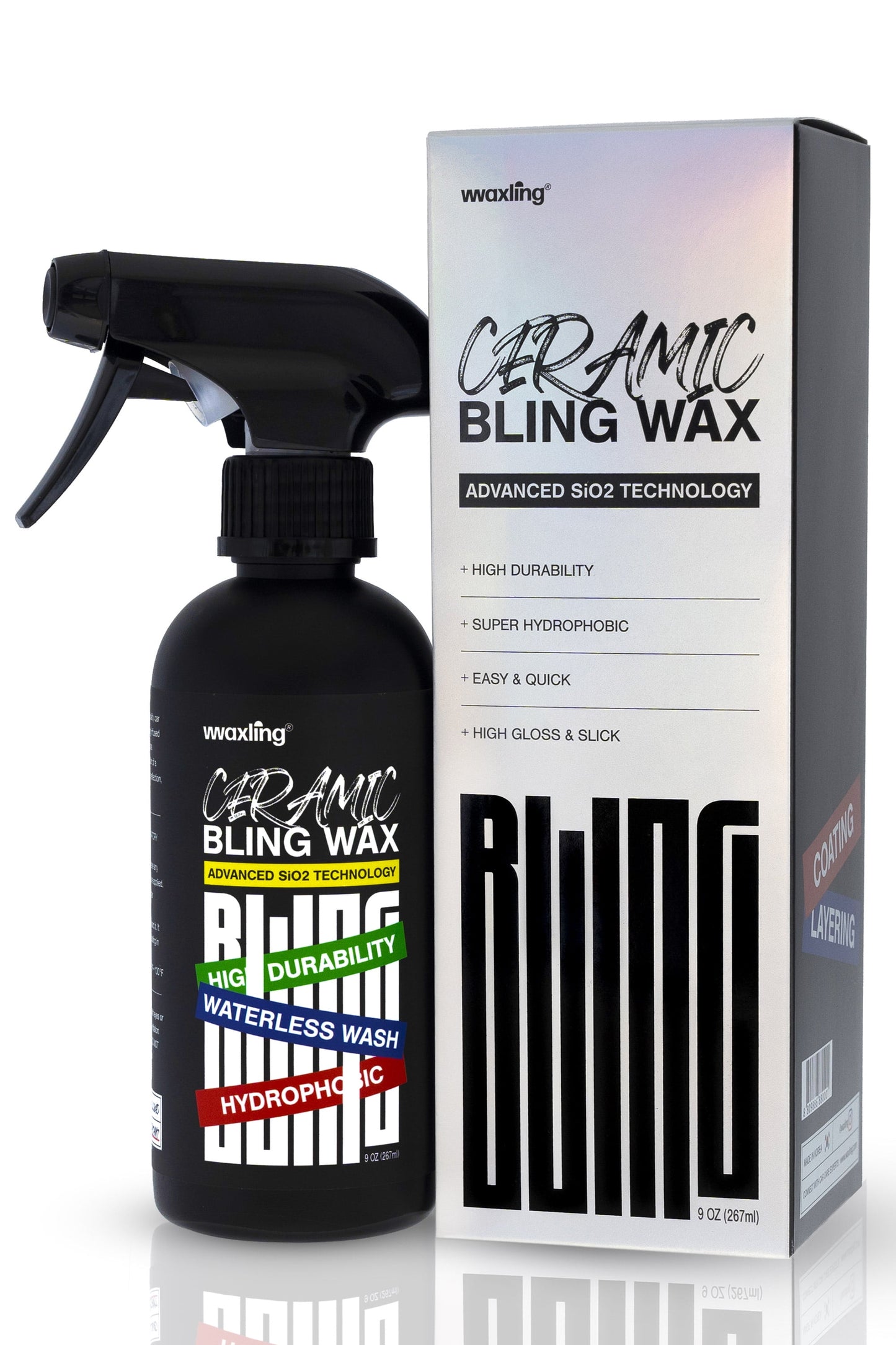 Ceramic Coating Car Wax with Hydrophobic Spray for High Durability and Gloss