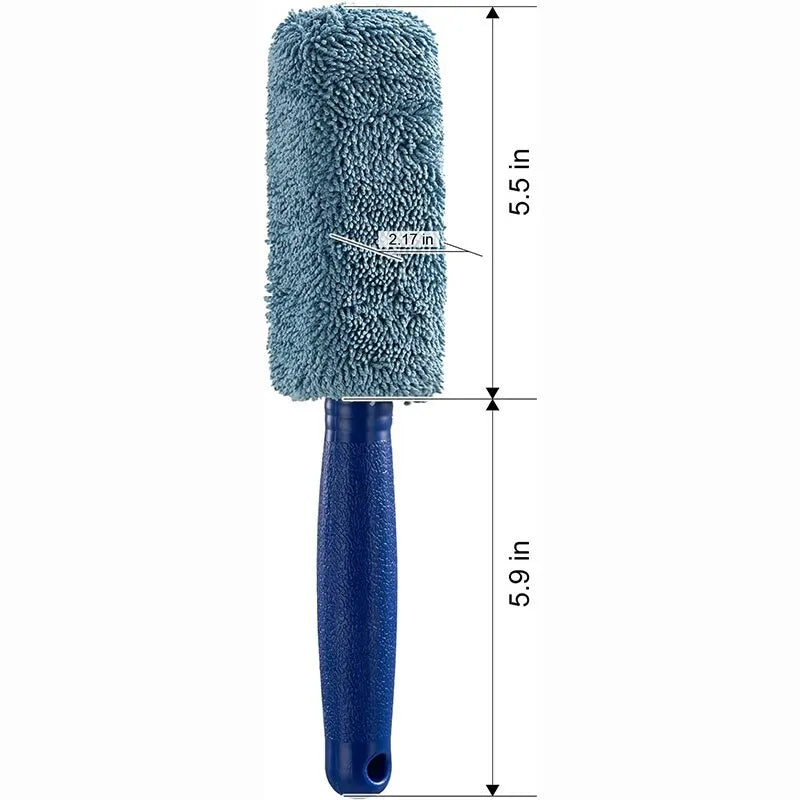 2Piece Car Wash Brush Microfiber Tire Scrubber Wheel Brush Trunk Dust Remover Detailing Clean Tool Car Cleaning Tools